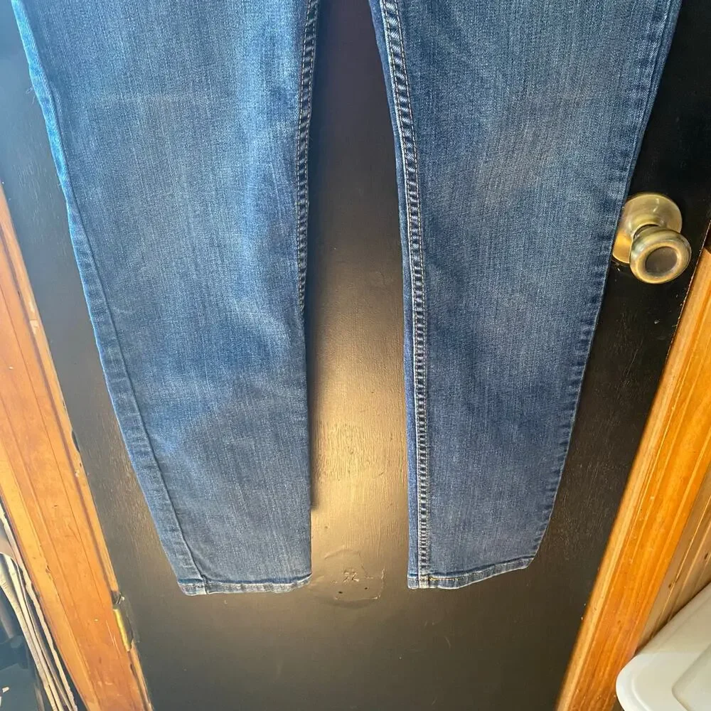 Levi's 512 Jeans Medium Dark Wash blue Men's Size 32 x 34 Slim Taper Jeans